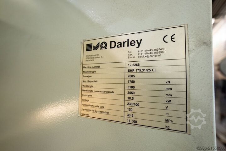 Kantbank DARLEY EHP 175 / 31.25 CL