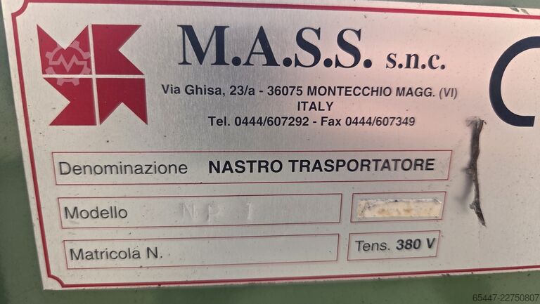 Bandtransporteur M.A.S.S. NP1 150x24 M.A.S.S NP1 150x24