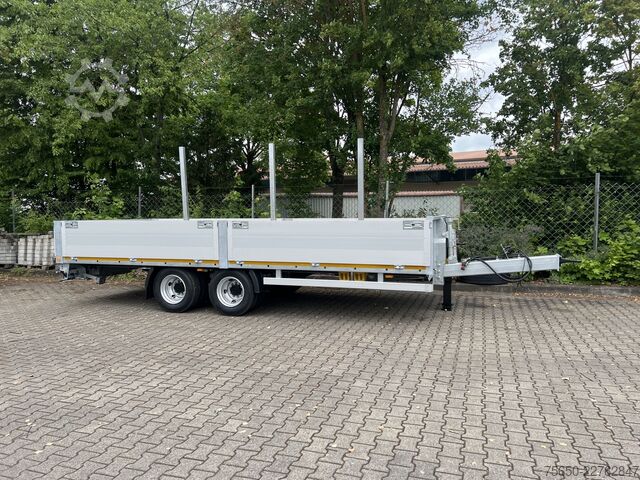 Open aanhangwagen Möslein THT 14,4 G 6,2  14,4 t GG Tandem- Pritschenanhänger- Tieflader