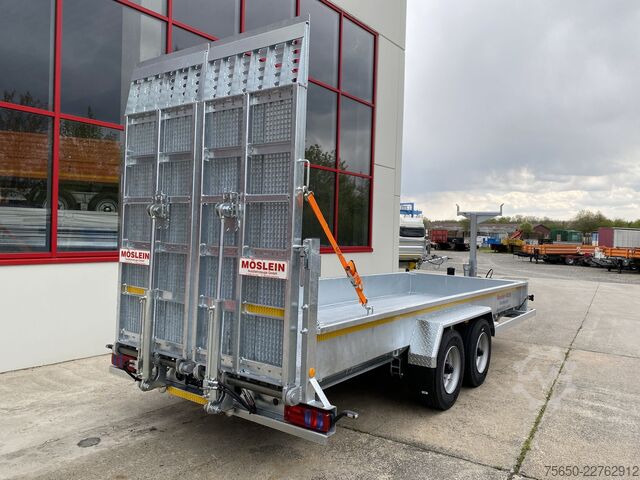 Dieplader oplegger Möslein TT 11-E6x2 hydr. Rampen  Tieflader für Fräsen breiten hydraulischen Rampen, Neu