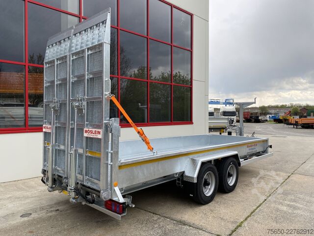 Dieplader oplegger Möslein TT 11-E6x2 hydr. Rampen  Tieflader für Fräsen breiten hydraulischen Rampen, Neu