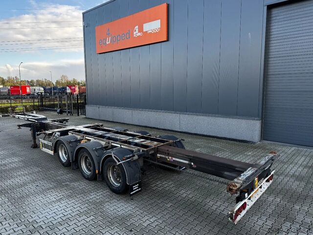 Container transportation D-TEC FLEXITRAILER, 45FT HC MULTI, BPW, liftaxle, NL