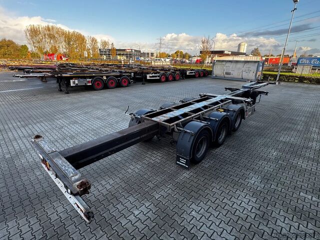 Container transportation D-TEC FLEXITRAILER, 45FT HC MULTI, BPW, liftaxle, NL