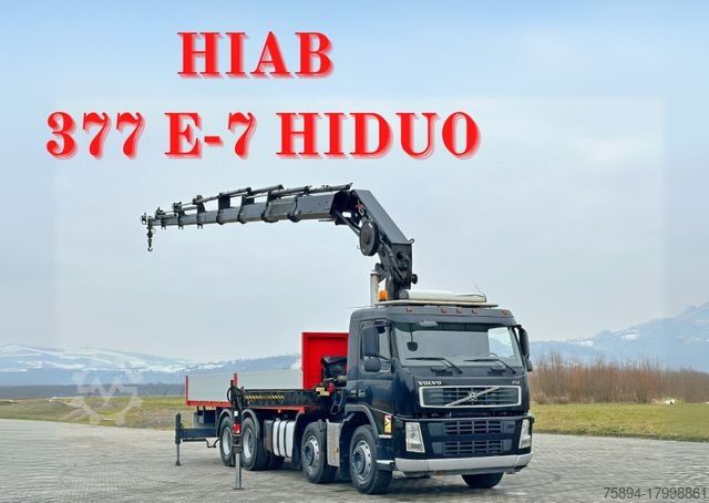 Teherautóra szerelt daru VOLVO FM 440* HIAB 377 E-7 HIDUO + FUNK / 8x4