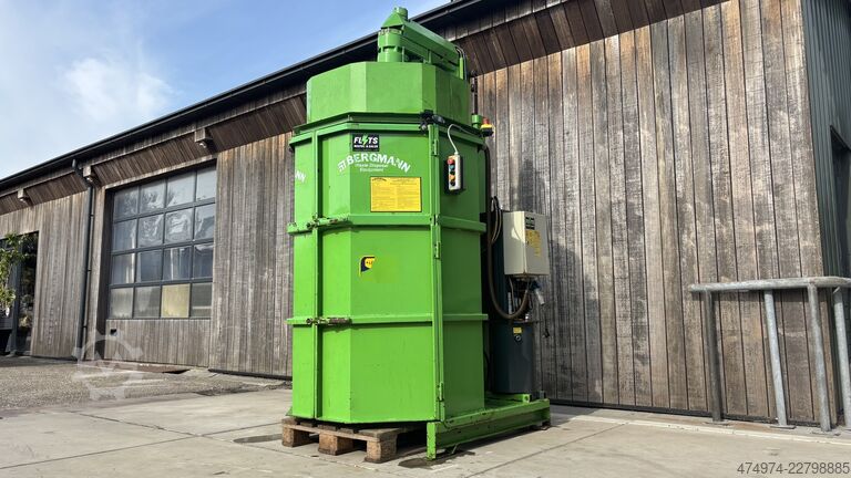 Perscontainer afvalpers balenpers 220V bergmann PS 8100-29