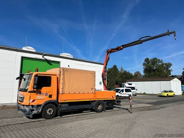 Pick-up skåpbil MAN TGL 8.220 / Palfinger PK 7001 + Funk / EURO 6