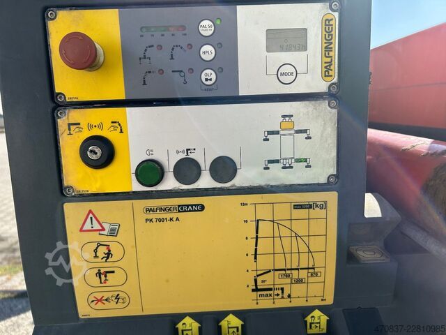 Pick-up skåpbil MAN TGL 8.220 / Palfinger PK 7001 + Funk / EURO 6