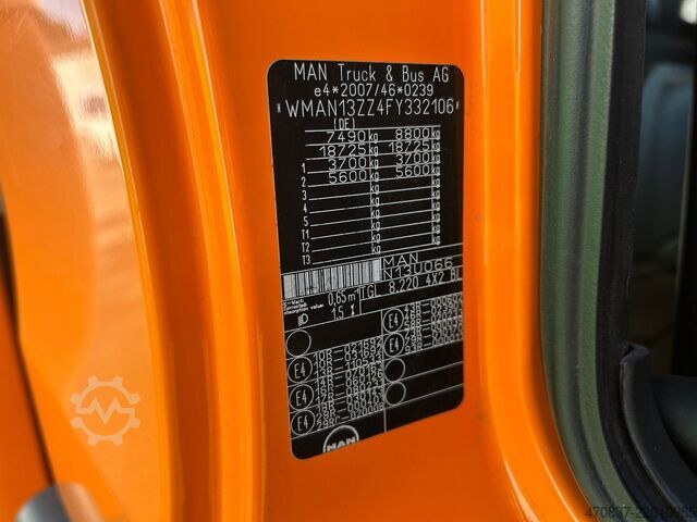 Pick-up skåpbil MAN TGL 8.220 / Palfinger PK 7001 + Funk / EURO 6