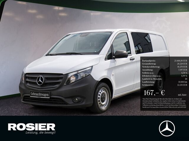 Minibús Mercedes-Benz Vito 114 CDI Mixto Lang Navi Kamera DAB SHZ E