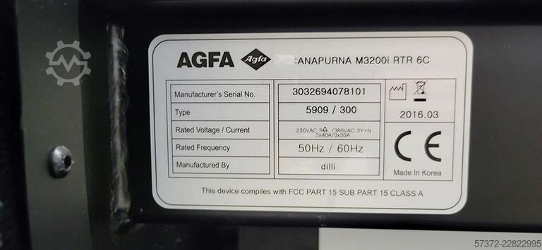 UV-LED-inkjet-rolprinter AGFA M3200i RTR 6C