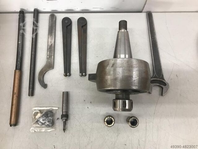 Schnellauf-Frässpindel, Schnellaufspindel, Schnellauffrässpindel, Getriebespindel, HF-Spindel HENNINGER 801 - N 503