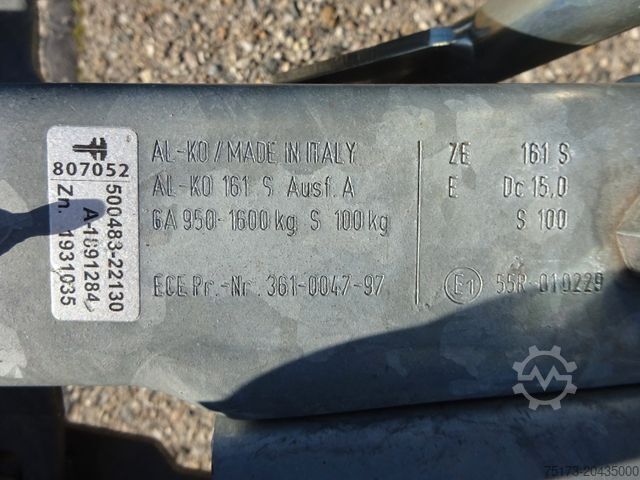 Otevřený přívěs HUMBAUR HUK 152715