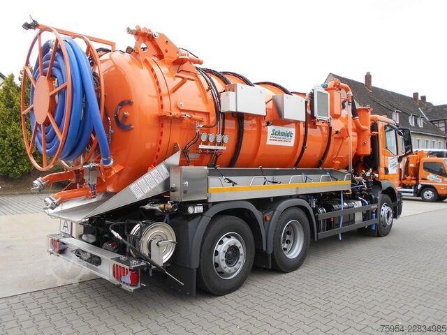 Vakuumtanktankvogn MAN TGM 26.320 6x2-4 BL / Faros 14/1 piston