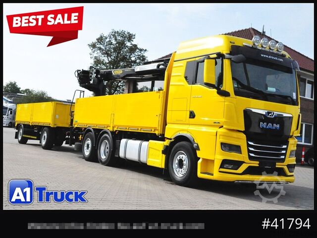 Macara montată pe camion MAN TGX 26.580 LL GM, D38 PK 20.501L Lenkachse,