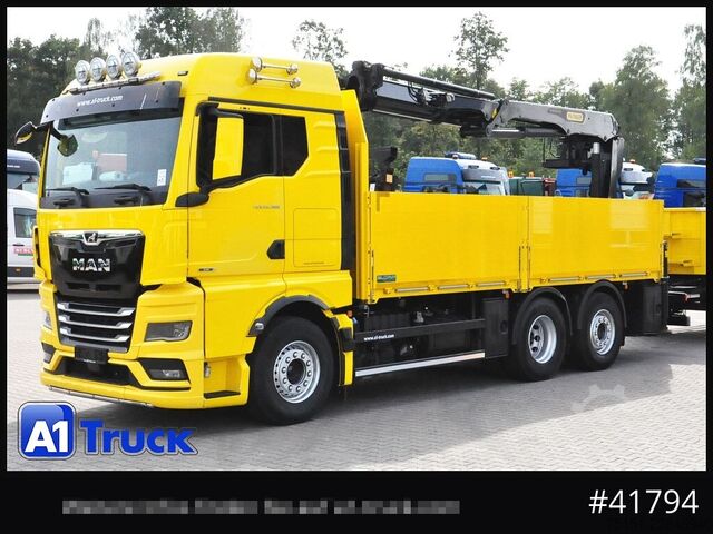 Macara montată pe camion MAN TGX 26.580 LL GM, D38 PK 20.501L Lenkachse,
