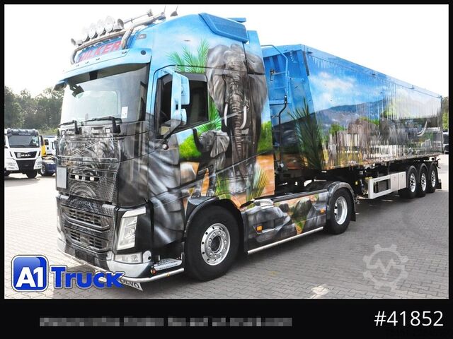 Cap tractor standard VOLVO FH 500 XL, Hydraulik Navi, Leder, Standklima Airbrush, Show Truck