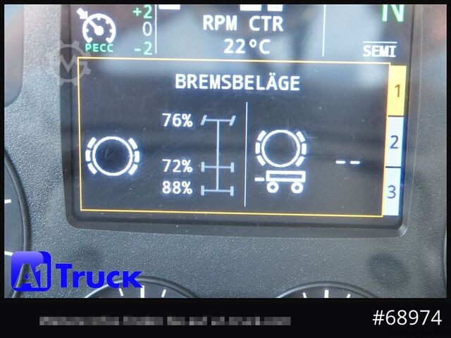 Lastbil med utbytbar kaross IVECO AS260SY-46 BDF LNG LBW Lenkachse Steering