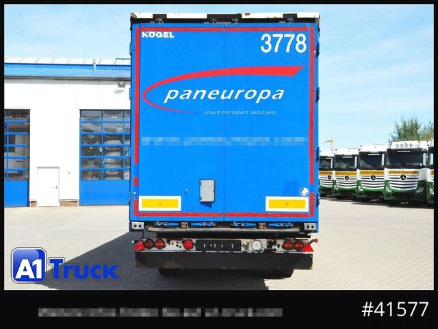 Semiremorcă deschisă cu prelată Kögel S 24 Tautliner, Code XL, BPW,  TÜV 09-2027