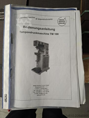 Tampontrykmaskine Tampo Mark TM-100