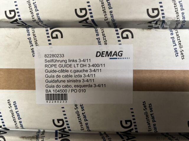 Kraantoebehoren & reserveonderdelen DEMAG Seilführungen in versch. Ausführungen