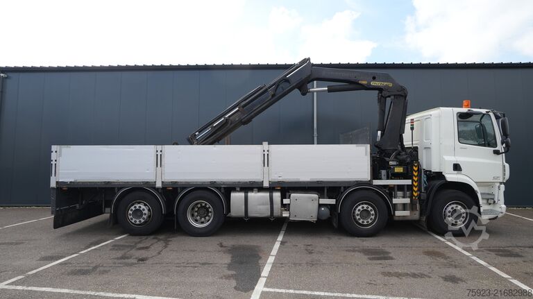 Autogru DAF CF 400 open box with Palfinger PK 17502 crane