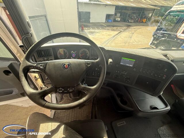 Tanker Scania R490 RVS tank, Euro 6, Stuuras, Retarder