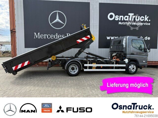 Transporter mit Kipper MITSUBISHI 7C18e Palfinger Abrollkipper Klima,Nutzl.3195 KG