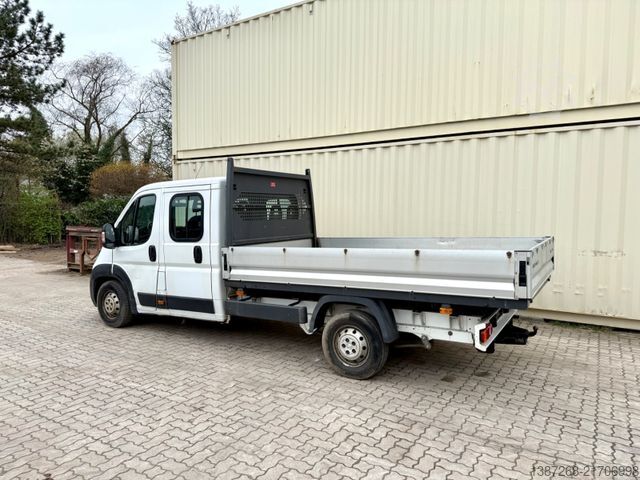 Pick-up furgon PEUGEOT Boxer Doka Pritsche / 1. Hand / Klima