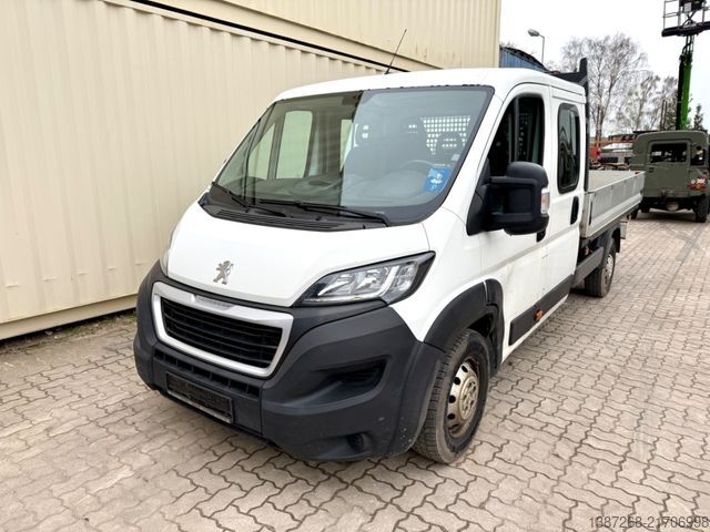 Pick-up furgon PEUGEOT Boxer Doka Pritsche / 1. Hand / Klima