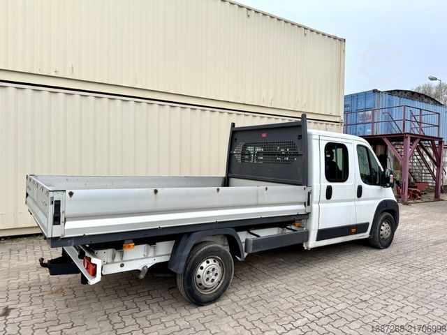 Pick-up furgon PEUGEOT Boxer Doka Pritsche / 1. Hand / Klima