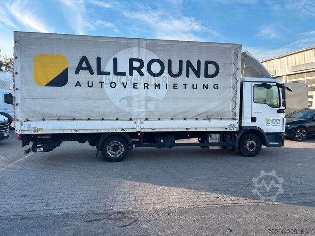 Schuifzeil bestelwagen MAN TGL 8.190 Pritsche / Plane / LBW