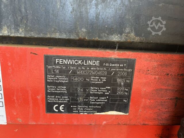 Deichselstapler Linde L14