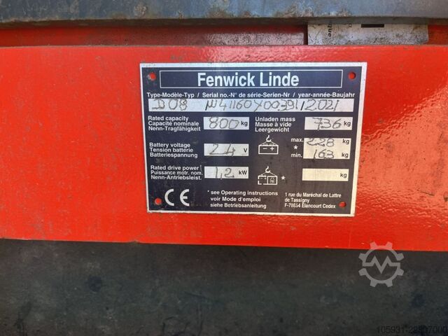 Deichselstapler Linde D08