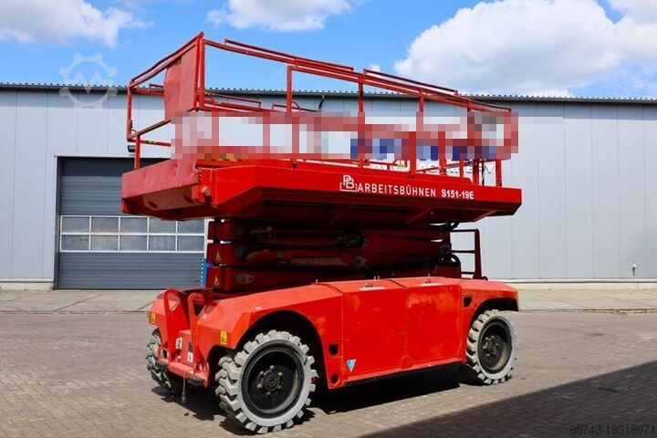 Scherenhebebühne PB LIFT S151-19E 4x4 Electric, 4x4 Drive, 15m Working