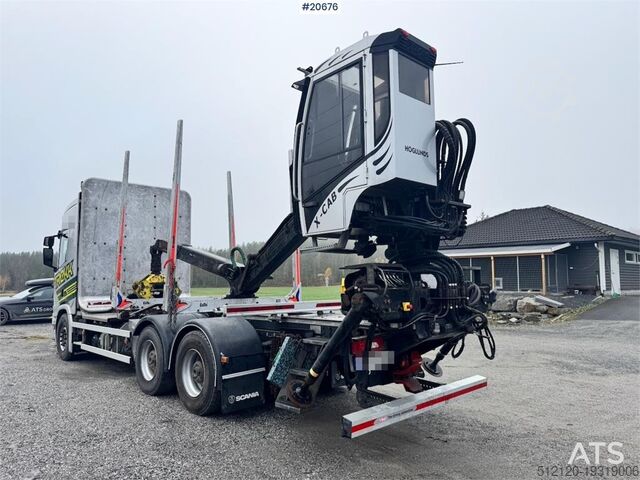 Houthouder Scania R650 6x4 Timber truck w/ Epsilon M110L. WATCH VIDE