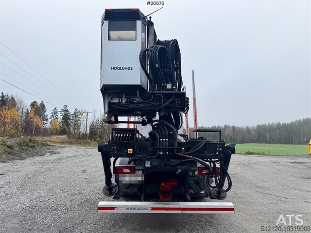 Houthouder Scania R650 6x4 Timber truck w/ Epsilon M110L. WATCH VIDE