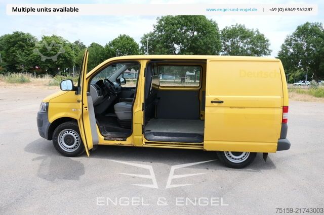 Furgão de painéis Volkswagen T5 Transporter 2.0 TDI 2-Sitzer EURO-5 CoC 2xSCHIEBETÜR PARKTRONIK SERVICE 157tkm
