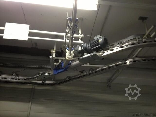 Sistem de transport suspendat cu ghidaj liniar de transport... Schönenberger OMNIFLO 4140