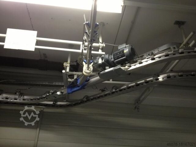 Sistem de transport suspendat cu ghidaj liniar de transport... Schönenberger OMNIFLO 4540