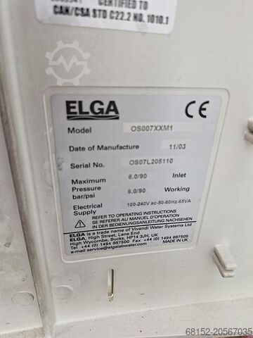 Elga Purelab Option waterzuiveringssysteem met 40l tank Elga Purelab Option