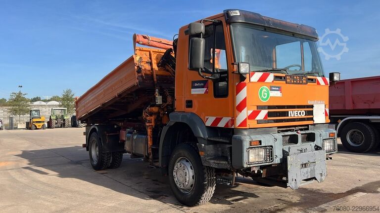 Tipper 3 côtés Iveco Eurotrakker 190 E 30 (4X4 / LAMES / GRAND PONT ...