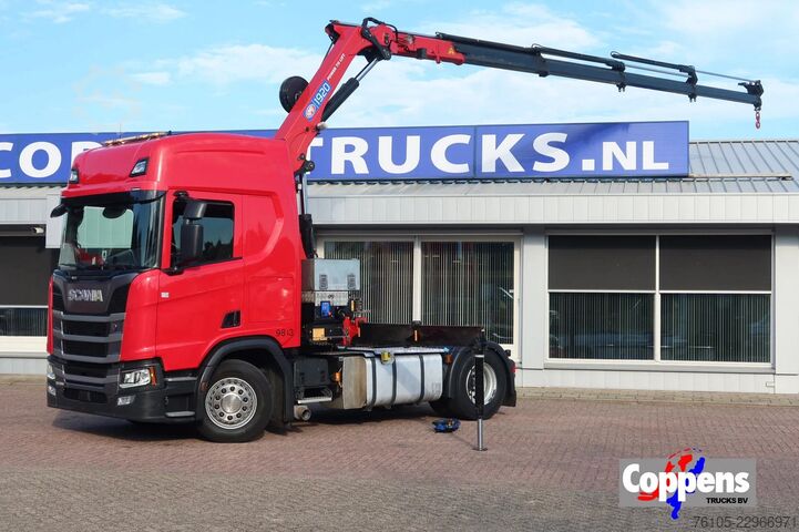 Camion-grue Scania R500 NGS 4x2 Trekker met kraan HMF 1920