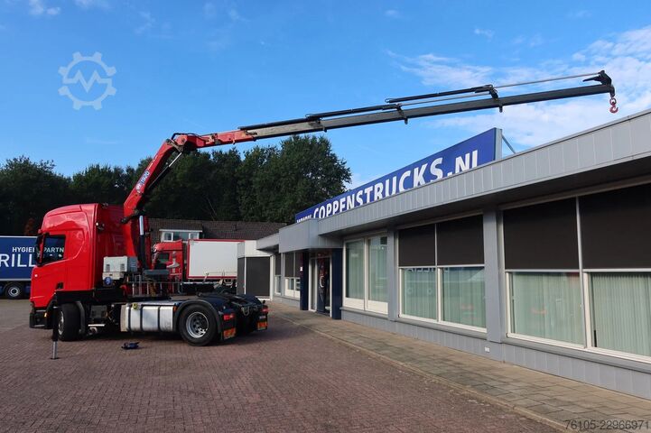 Camion-grue Scania R500 NGS 4x2 Trekker met kraan HMF 1920