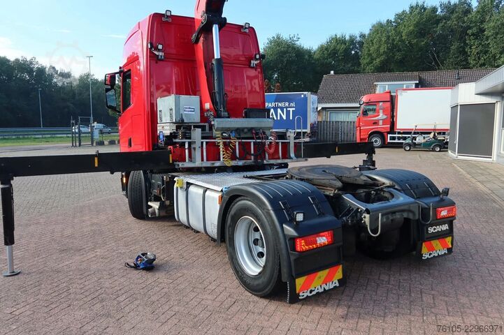 Camion-grue Scania R500 NGS 4x2 Trekker met kraan HMF 1920