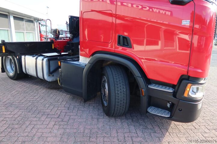 Camion-grue Scania R500 NGS 4x2 Trekker met kraan HMF 1920