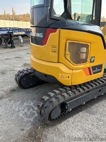 Bager, mini bager, guseničarski bager, Liugong 9027FZTS
