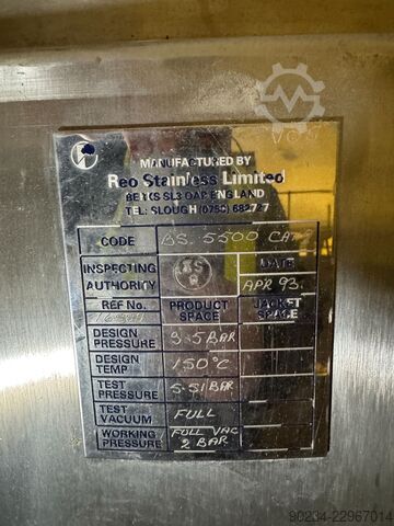 Δεξαμενή INOX REO 1.000 λίτρων REO STAINLESS 1,000 Litre