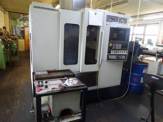 κατακόρυφο κέντρο κατεργασίας Spinner VC750