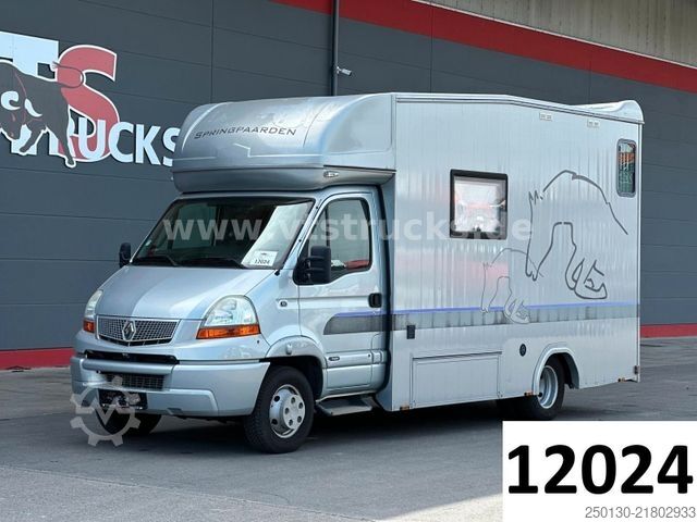 Állatszállító jármű RENAULT Master Maxi 160CDi BÖCKMANN 3 Pferde Wohnteil