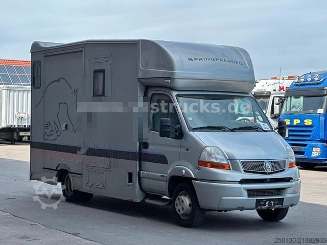 Állatszállító jármű RENAULT Master Maxi 160CDi BÖCKMANN 3 Pferde Wohnteil